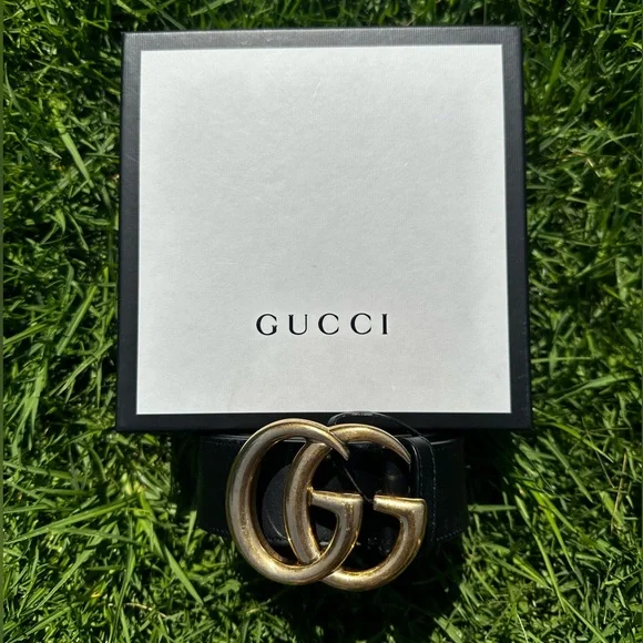 Authentic Gucci GG Marmont Belt - Picture 1 of 16